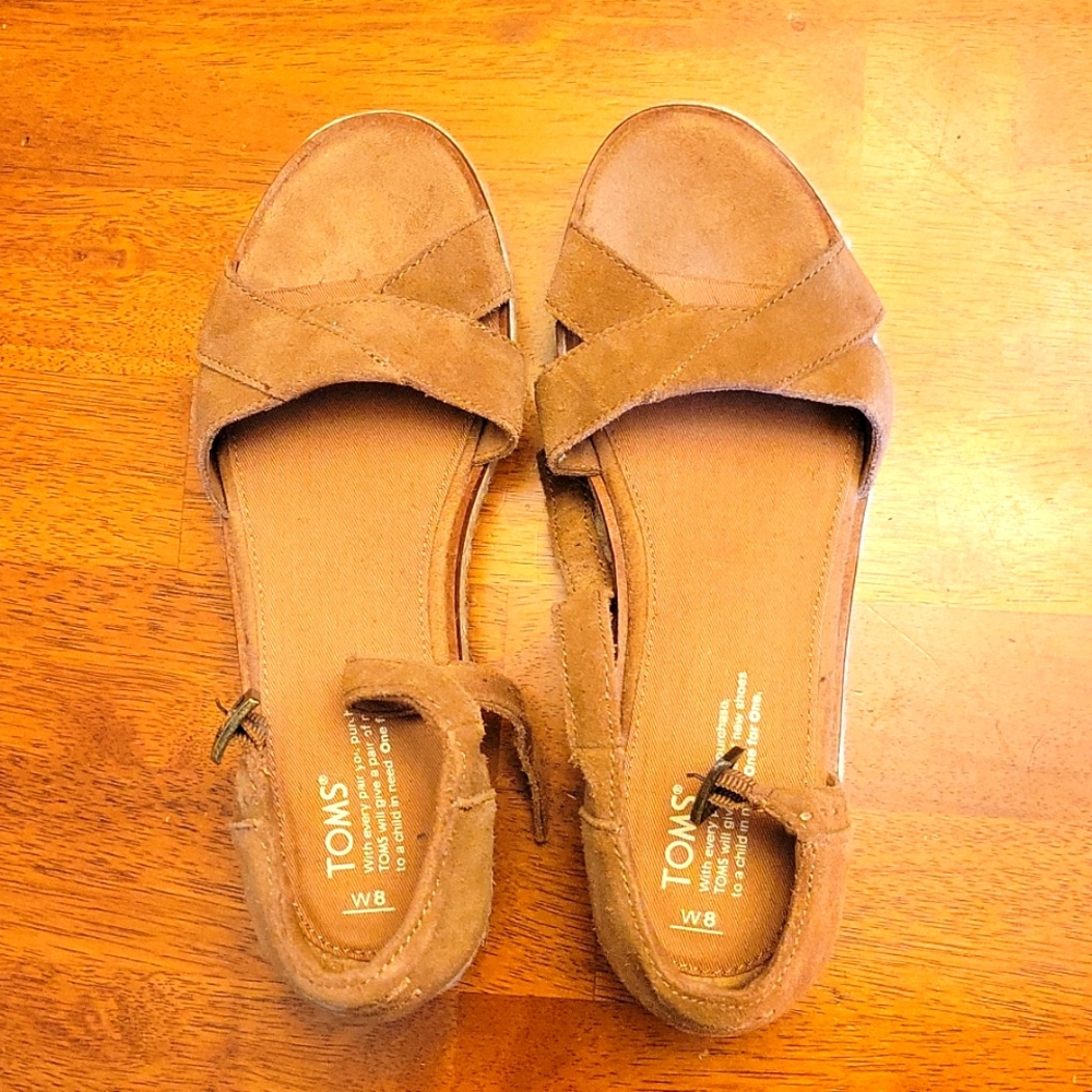 Tim's flat wedge sandles